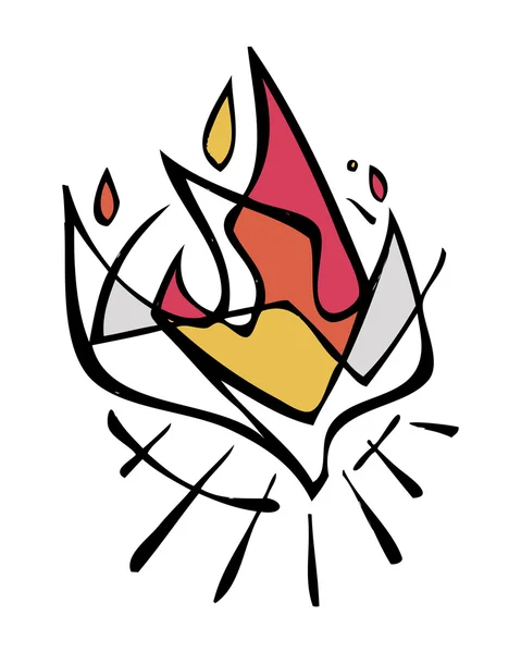 Heilige Geest symbool — Stockvector
