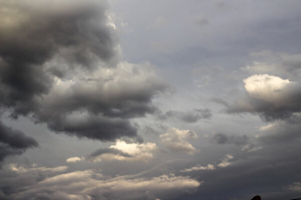 Cloudy sky and light