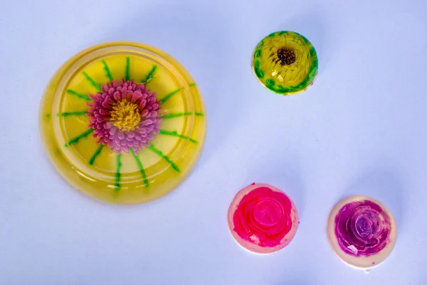 Esferas de geleia coloridas — Fotografia de Stock