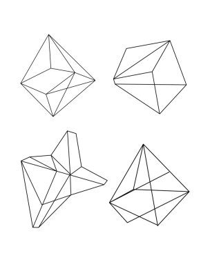 Poligonal vektör resimler