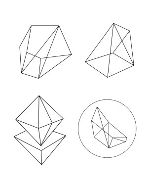 Poligonal vektör resimler