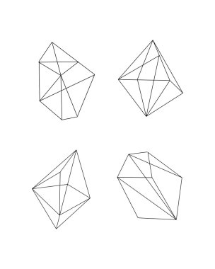 Poligonal vektör resimler