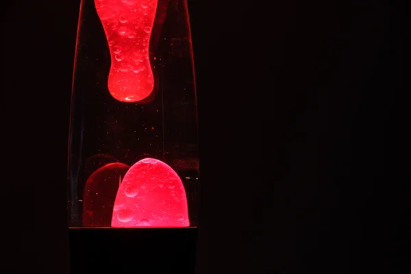 Rode lava lamp fotografie — Stockfoto