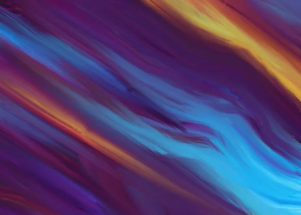 Handgetekende Digitale Illustratie Tekening Van Een Abstract Kleurrijk Vuur — Stockfoto