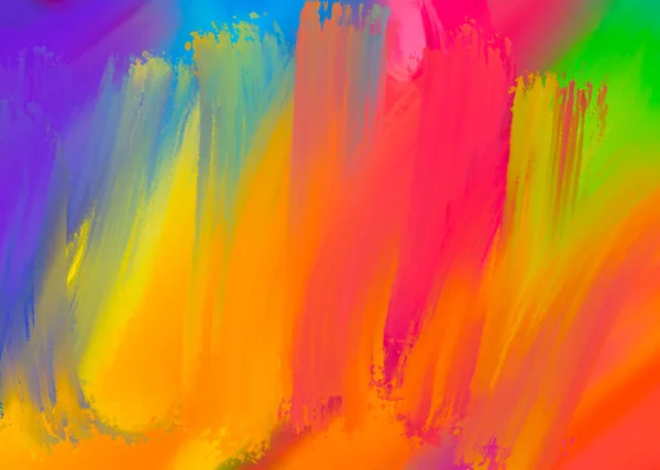 Hand Drawn Digital Painting Abstract Colorful Background Texture — Stock Photo, Image