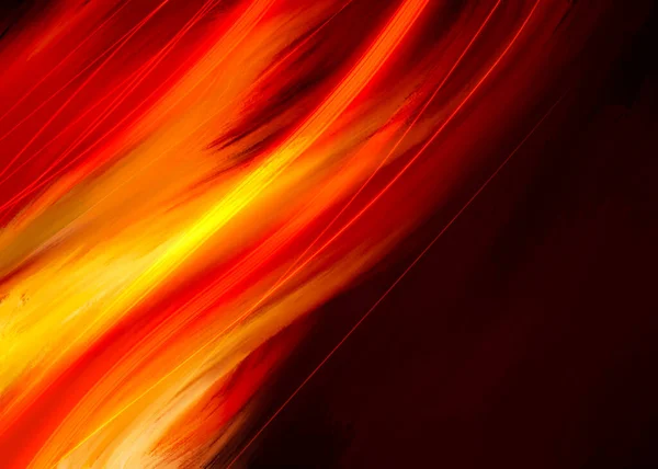 Pintura Digital Fondo Textura Abstracta Llamas Fuego —  Fotos de Stock