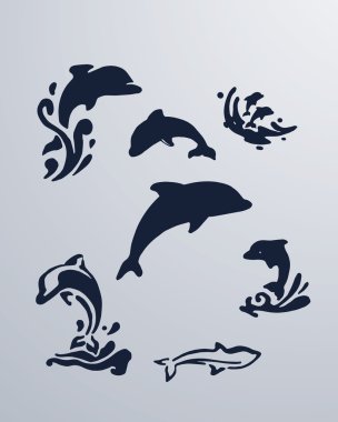 Yunuslar çizimleri kümesi