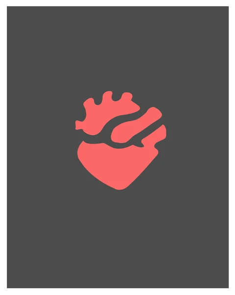 Heart icon illustration — Stock Vector