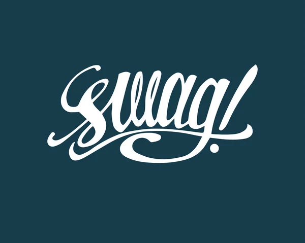 Le mot Swag — Image vectorielle