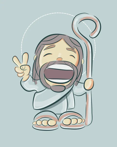 Jezus Christus cartoon design — Stockfoto