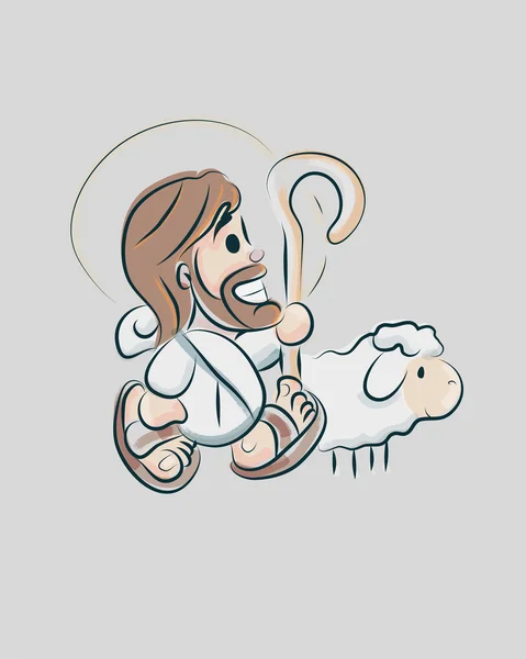 İsa Mesih karikatür tasarım