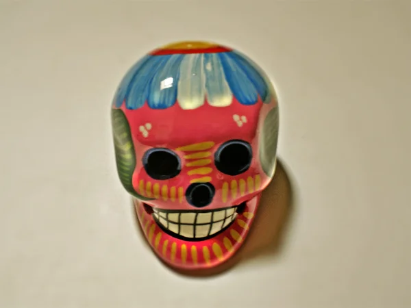 Kézműves mexikói koponya — Stock Fotó