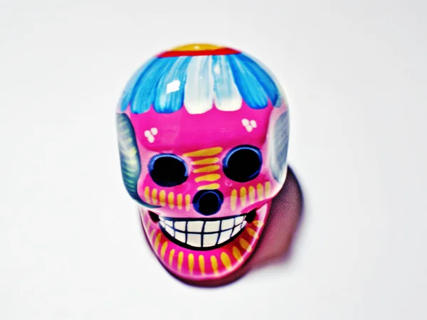 Artisan Mexican Skull — Stok Foto