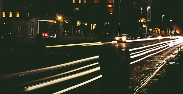 Noční světla města — Stock fotografie