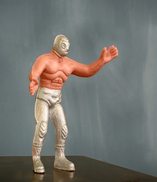 Wrestler Photograph of a toy — Stock Photo, Image