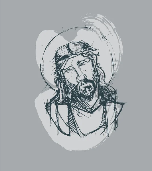 Jesus at His Passion — Stock Vector