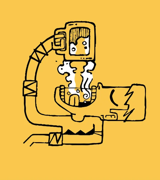 İçki bira elle çizilmiş