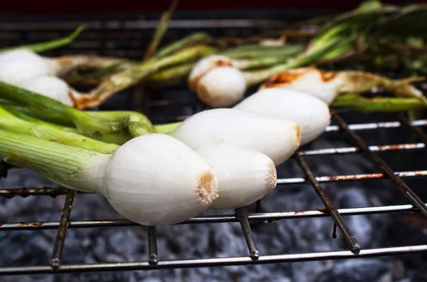 Cebolla a la parrilla fresca —  Fotos de Stock