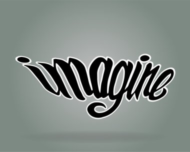 İşareti yazı, hayal