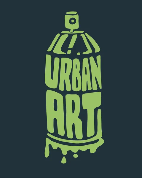 Spray de arte urbano puede — Archivo Imágenes Vectoriales