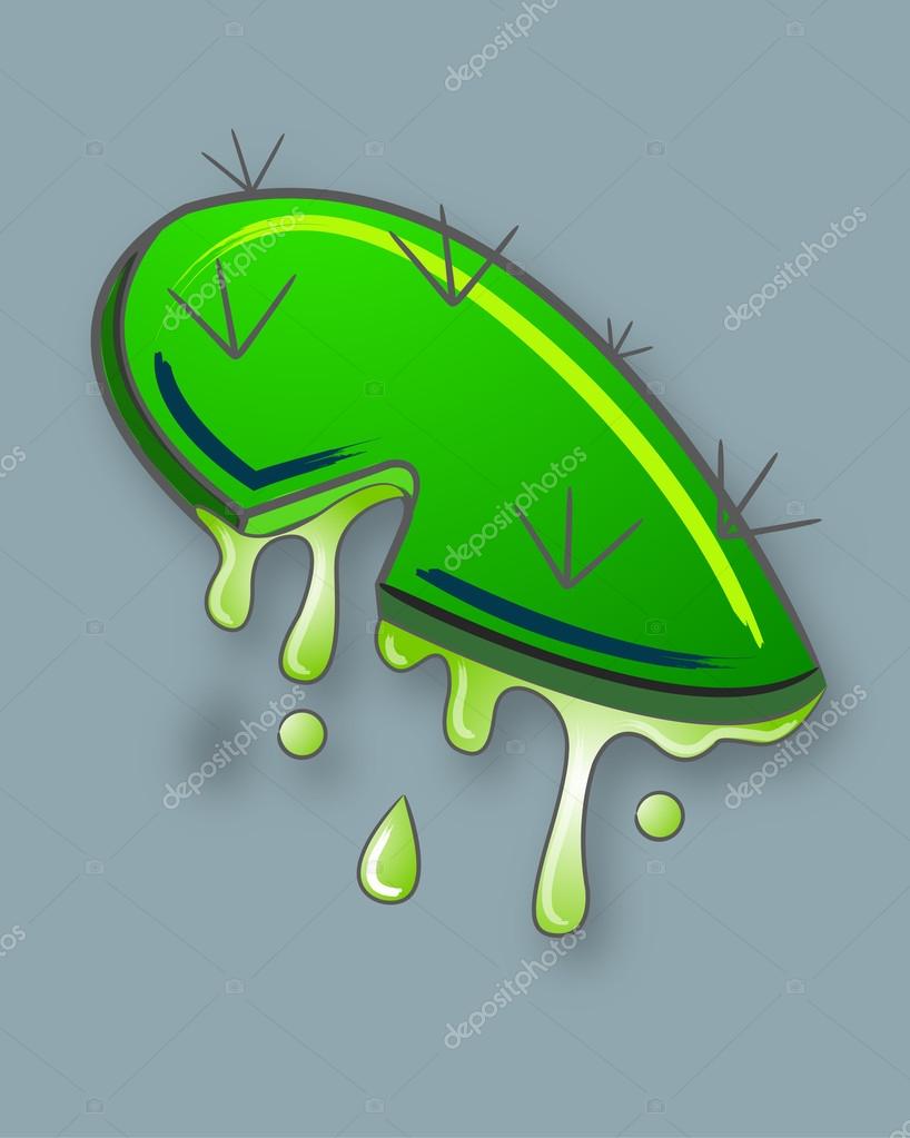 Cartoon nopal cactus — Stock Vector © bernardojbp #85831314