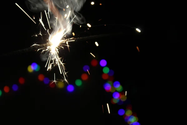 Luz de bengala con destellos — Foto de Stock