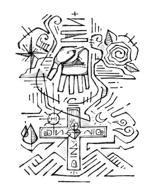 Kutsal Trinity illüstrasyon