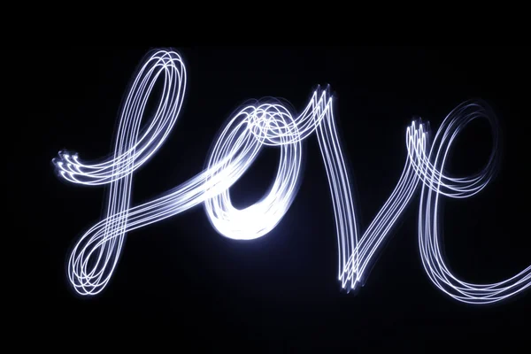 Abstraktní nápis Love — Stock fotografie
