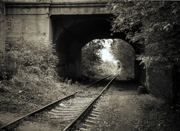 古い鉄道トラック — ストック写真