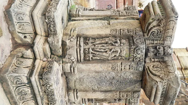 世界最高の芸術のいくつかを描いた古代の彫像 インドラジャスタン州シカーのハーシュナート寺院の遺産像 2022年11月 — ストック写真