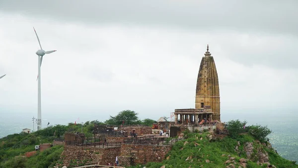 Cerca Del Templo Harshnath Templo Construido Estilo Arcaico Situado Cima — Foto de Stock