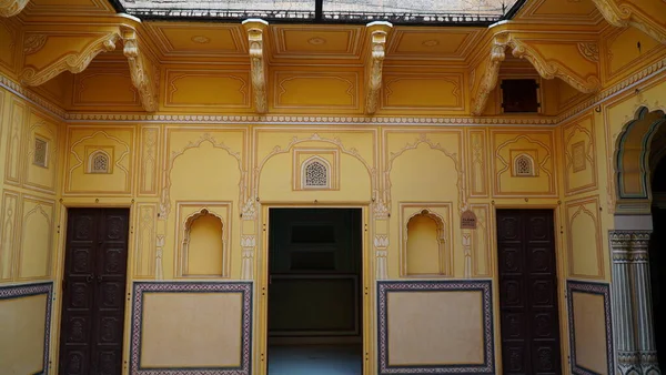 Stěny Nahargarh Fort Jaipur Rajasthan Indie — Stock fotografie
