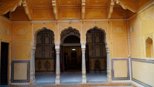 Interior Nahargarh Fort Jaipur Rajasthan India — Stock Photo, Image