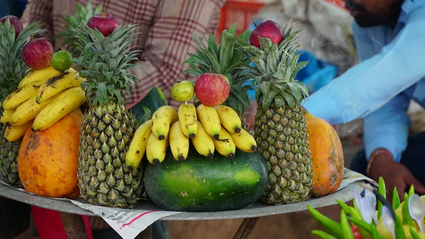 Close View Tropical Fruits Market — Stock Photo, Image