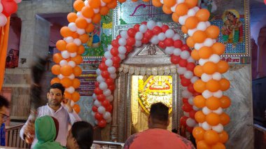 Khatu Shyam Baba Tapınağı, Tanrı Krishna, Khatushyam ji, Sikar, Rajasthan, Hindistan - Kasım 2022