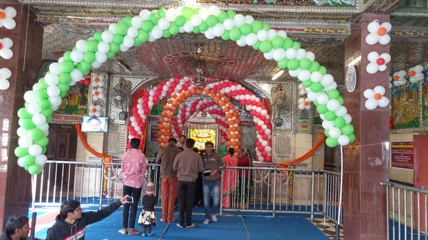 Khatu Shyam Baba Temple Lord Krishna Khatushyam Sikar Rajasthan Indie — Zdjęcie stockowe