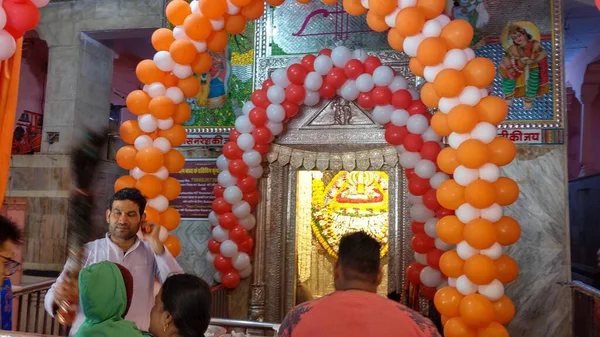 Khatu Shyam Baba Tapınağı, Tanrı Krishna, Khatushyam ji, Sikar, Rajasthan, Hindistan - Kasım 2022