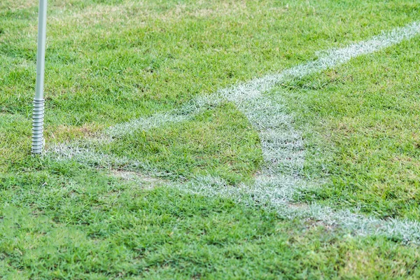 Corner flag on an soccer field