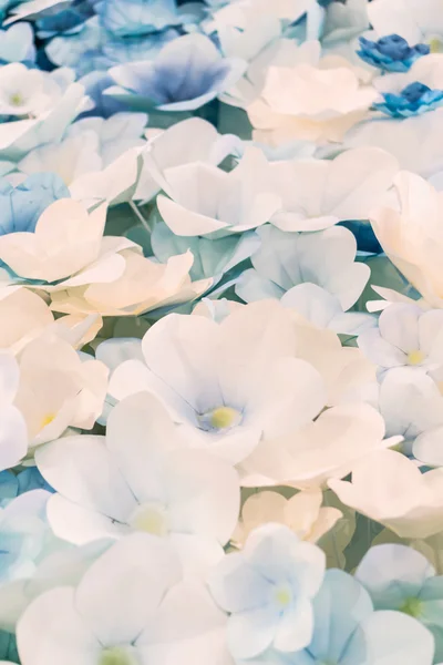 Kolorowe kwiaty papier tło wzór piękny styl. — Zdjęcie stockowe