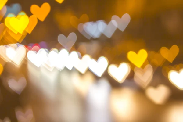 Abstrato coração bokeh fundo, Amor Dia dos Namorados fundo — Fotografia de Stock