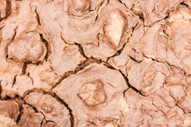 Arka plan ile sıvı kırmızı kil