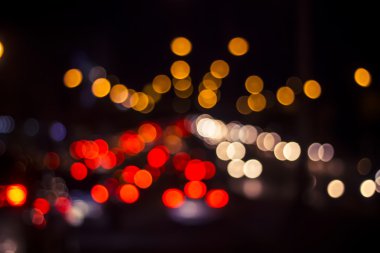 Noel ışığının soyut yuvarlak bokeh arkaplanı