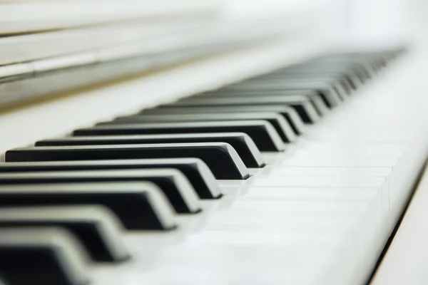 Close-up of Piano Keyboard centred on Ab with plenty of white sp — Stock Photo, Image