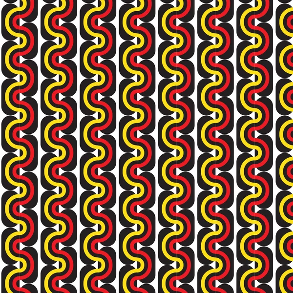 Vektör seamless modeli - eğrisi gökkuşağı c arka plan