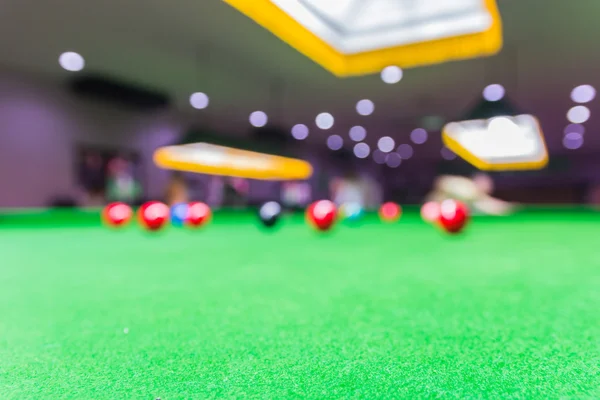 Billiard room blurred background — Stock Photo, Image