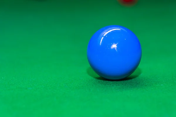 Snooker ball on snooker table — Stock Photo, Image