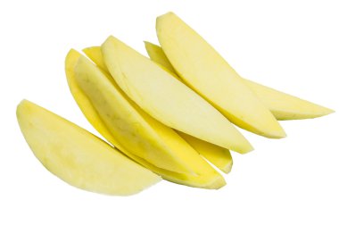 mango beyaz zemin üzerine izole parçası