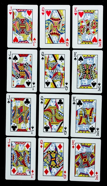 Juego de poker con cartas —  Fotos de Stock