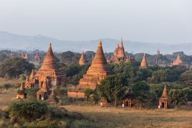 shwe sandaw pagoda bagan, myanmar gün batımı sırasında görüntüleyin.