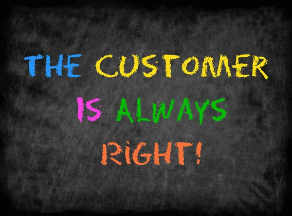 The Customer Is Always Right! — Stock Photo, Image